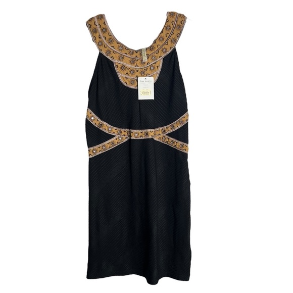 Free People “Nefertiti” Mirror Bodycon Dress • Black • NWT • Size M - Picture 3 of 12
